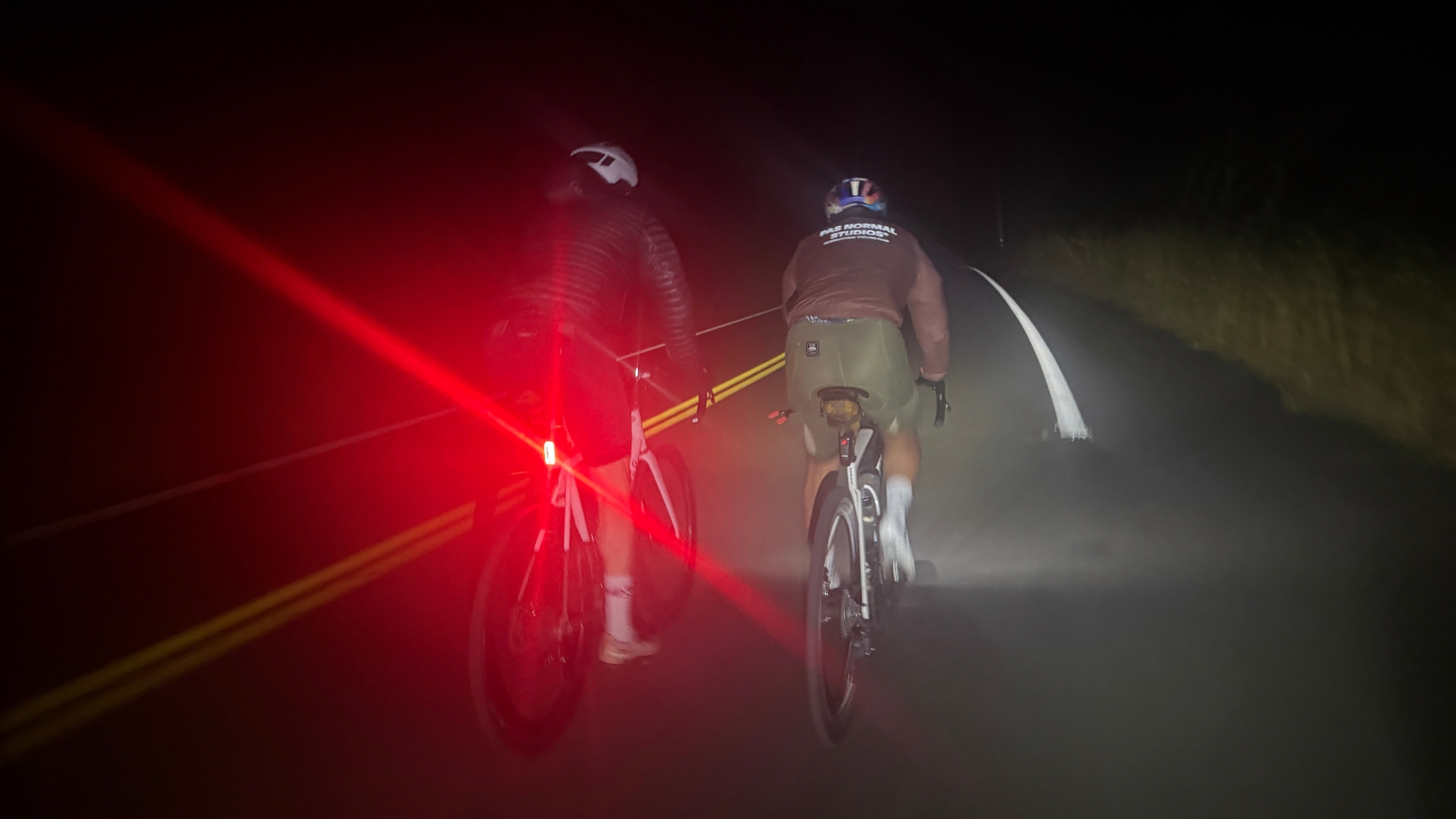 riders from behind during the Everest Roam