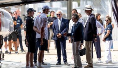 SailGP: Black Foils meet with Princess Royal ahead of chasing third successive win in UK