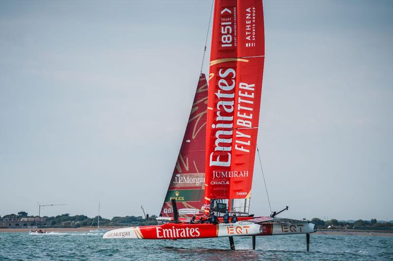 Emirates GBR makes spectacular comeback on opening day of home Sail Grand Prix in Portsmouth