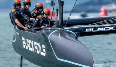 SailGP: Black Foils lead group after strong opening day in Portsmouth