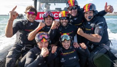 Spain's Los Gallos win second consecutive event on a blustery day in Portsmouth