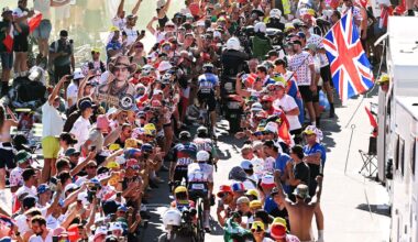 Remco Evenepoel strengthens his Tour de France position on stage 19 despite being blocked by fans and motorbikes on Alpe d'Huez
