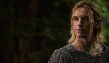 Jamie Campbell Bower as Celeborn in The Rings of Power season 3