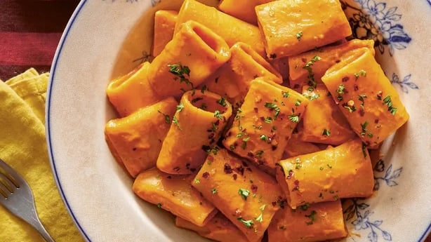 Roasted carrot pasta