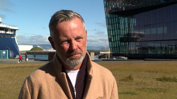 photograph shows Jonas Hagan