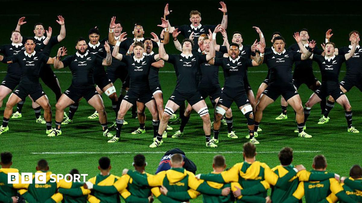 New Zealand perform the haka