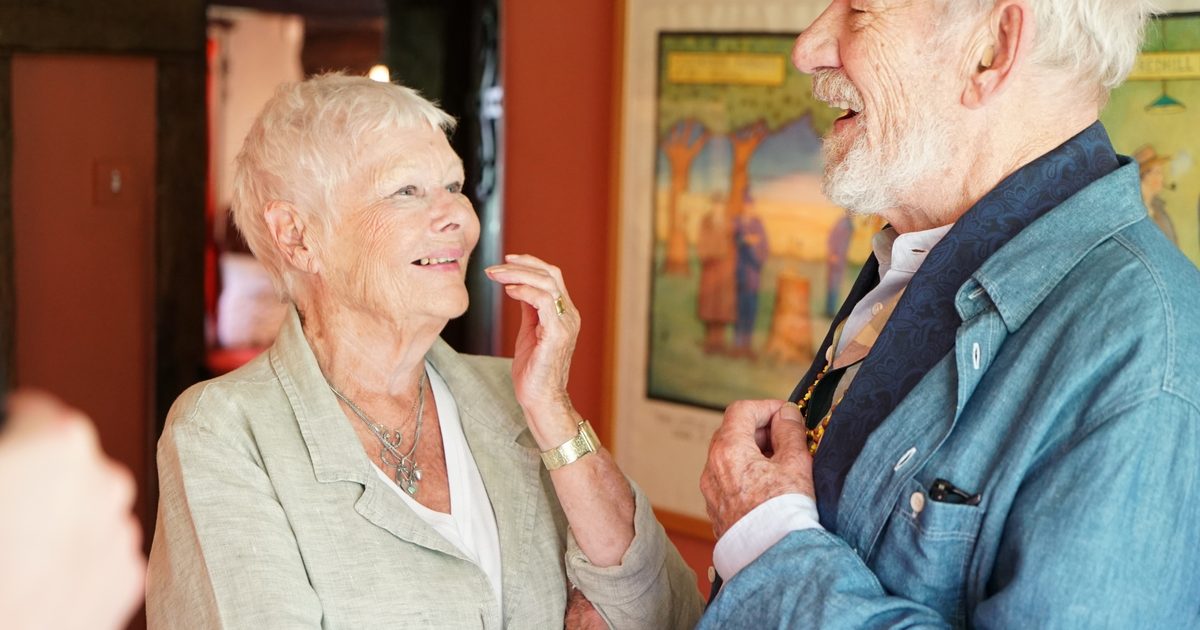 Dame Judi Dench and Sir Ian McKellen get the giggles in exclusive first look