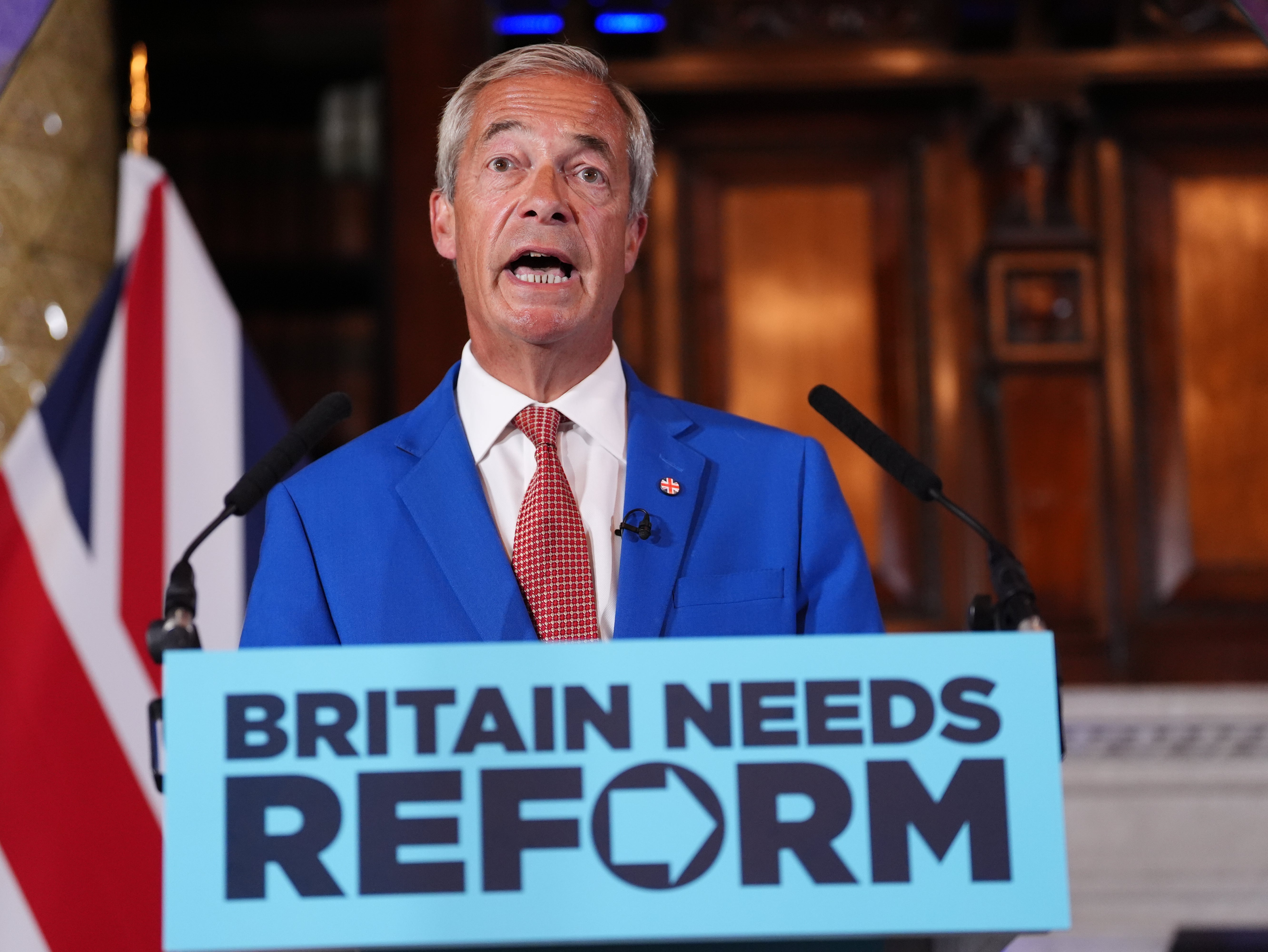 Nigel Farage is the frontrunner in Clacton