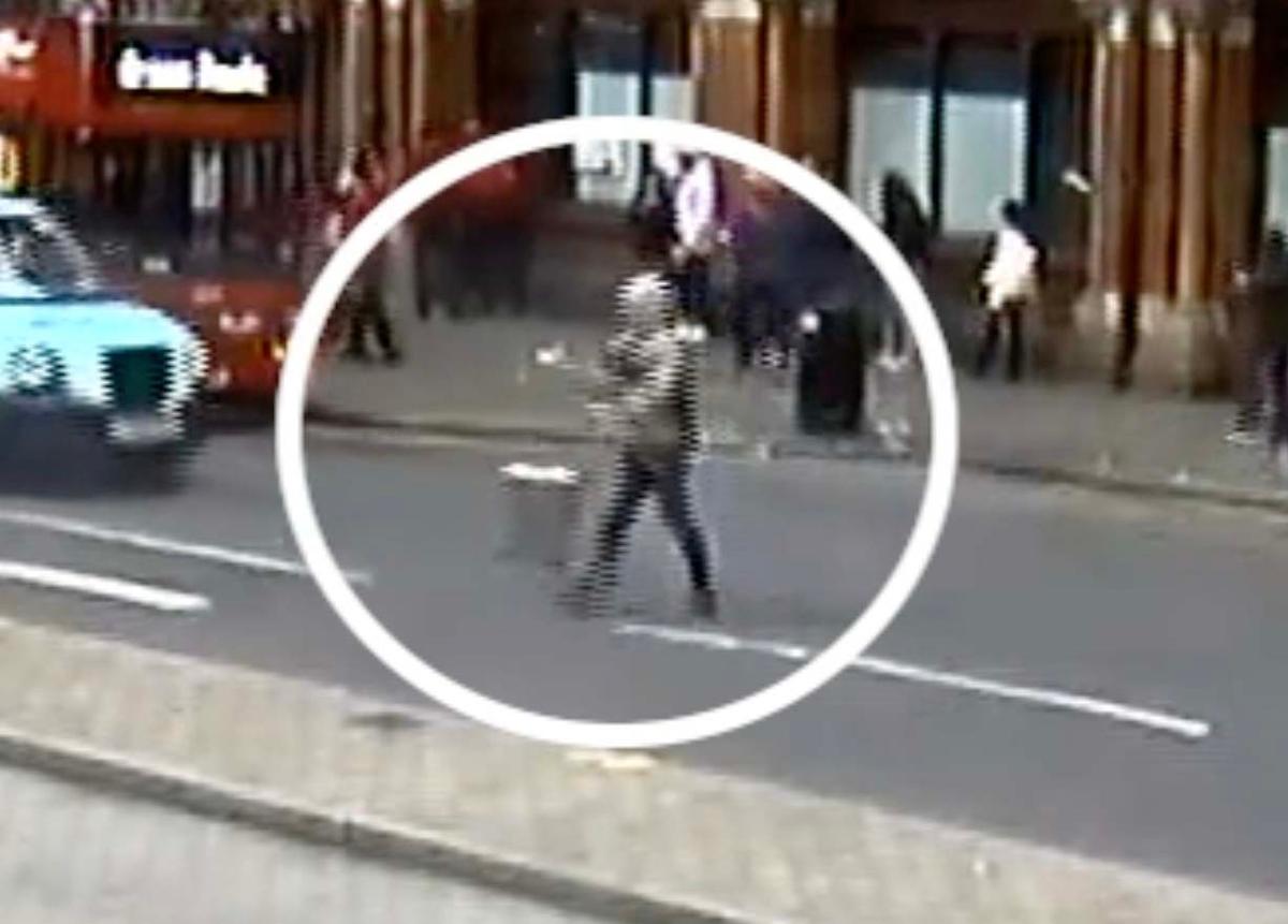 Moment thief steals gold suitcase worth £175k from woman outside St Pancras Station - London Evening Standard