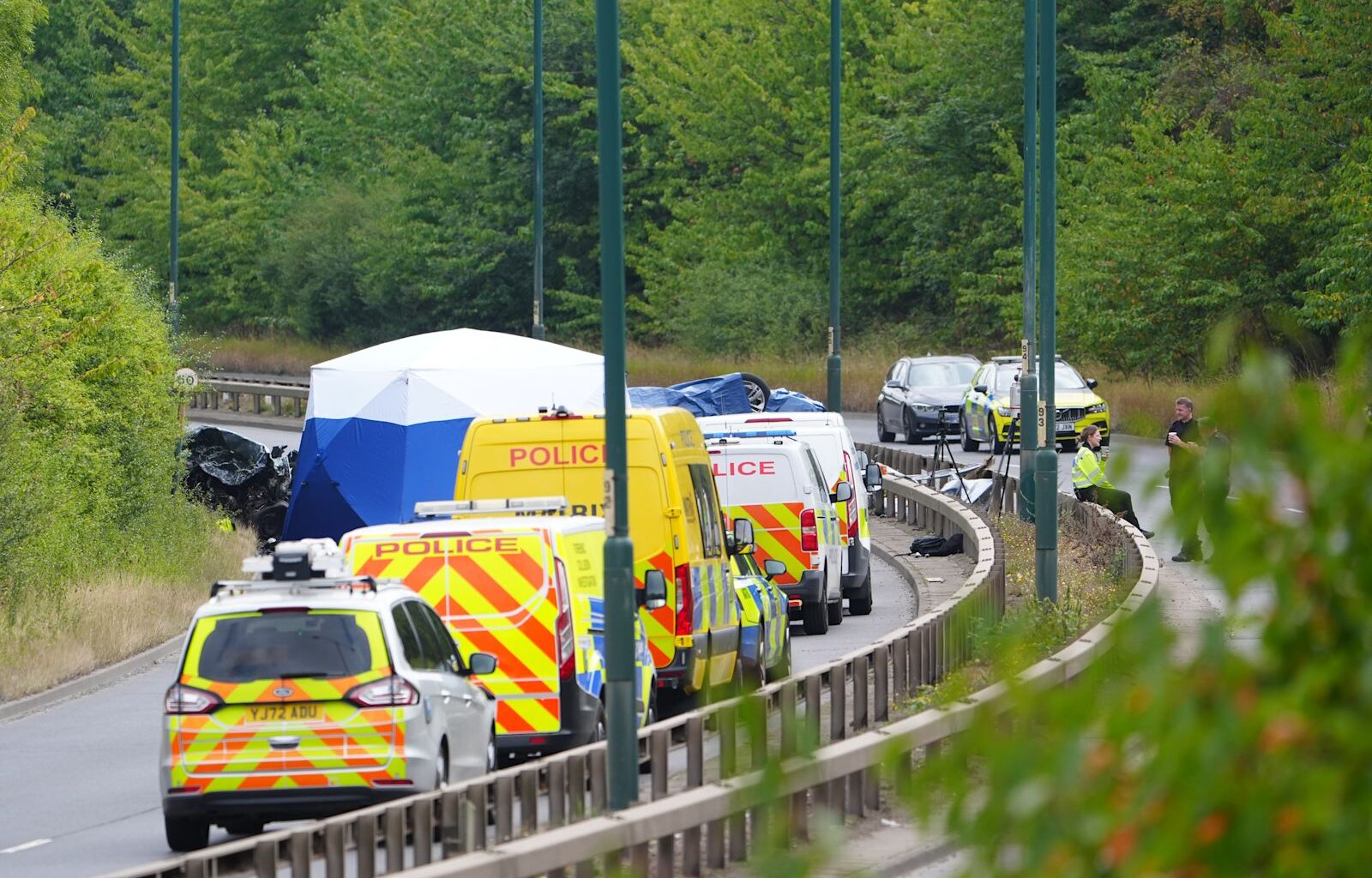 Two officers among seven killed in A66 crash following police chase near Middlesbrough