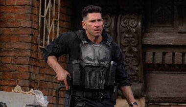 Spider-Man and The Punisher (Jon Bernthal) in Columbia Pictures SPIDER-MAN™: BRAND NEW DAY.