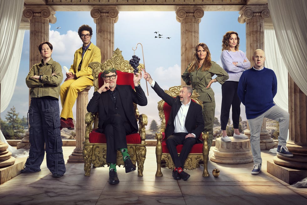 chloe petts, isy suttie, matt lucas, nina conti, richard ayoade, greg davies, alex horne