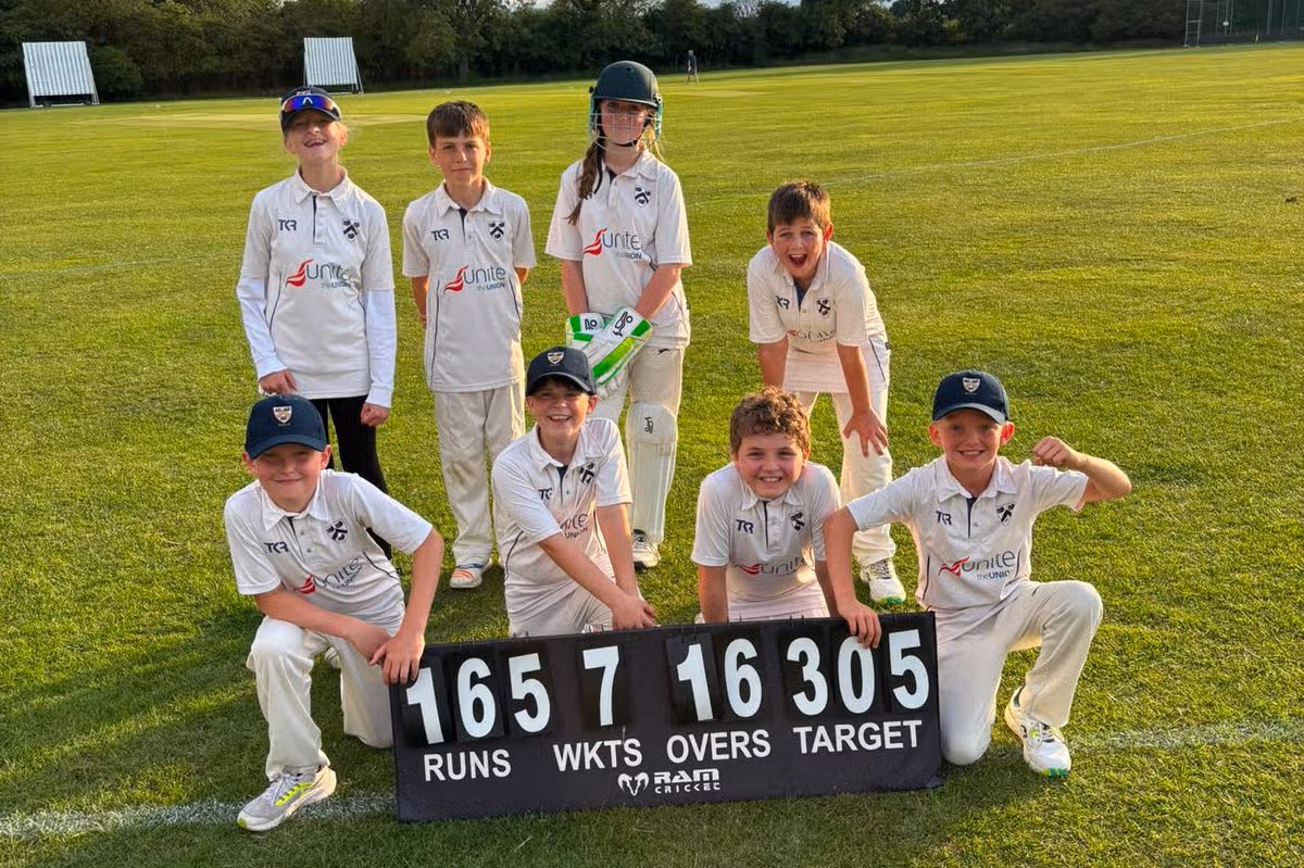 The Grimsby Under 11 team