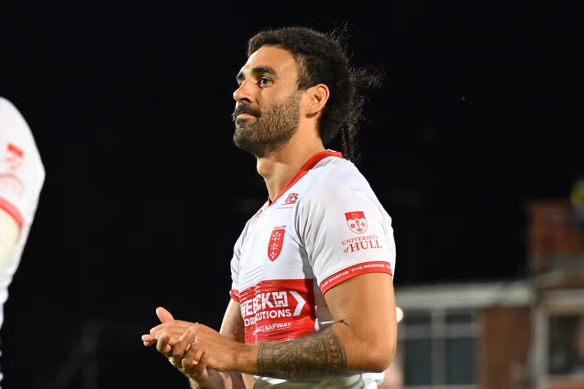 Hull KR's Tyrone May has been included in the 21-man squad to face Warrington Wolves