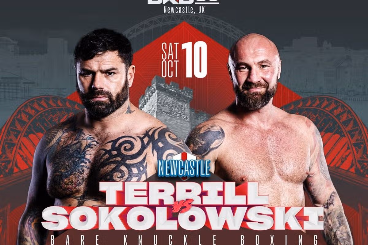 BKB Bare Knuckle Boxing, the world's largest
professional bare knuckle boxing organization, today announced it will head to the Tyne for the
very first time on Saturday, October 10, with BKB 60 live from the Utilita Arena Newcastle.