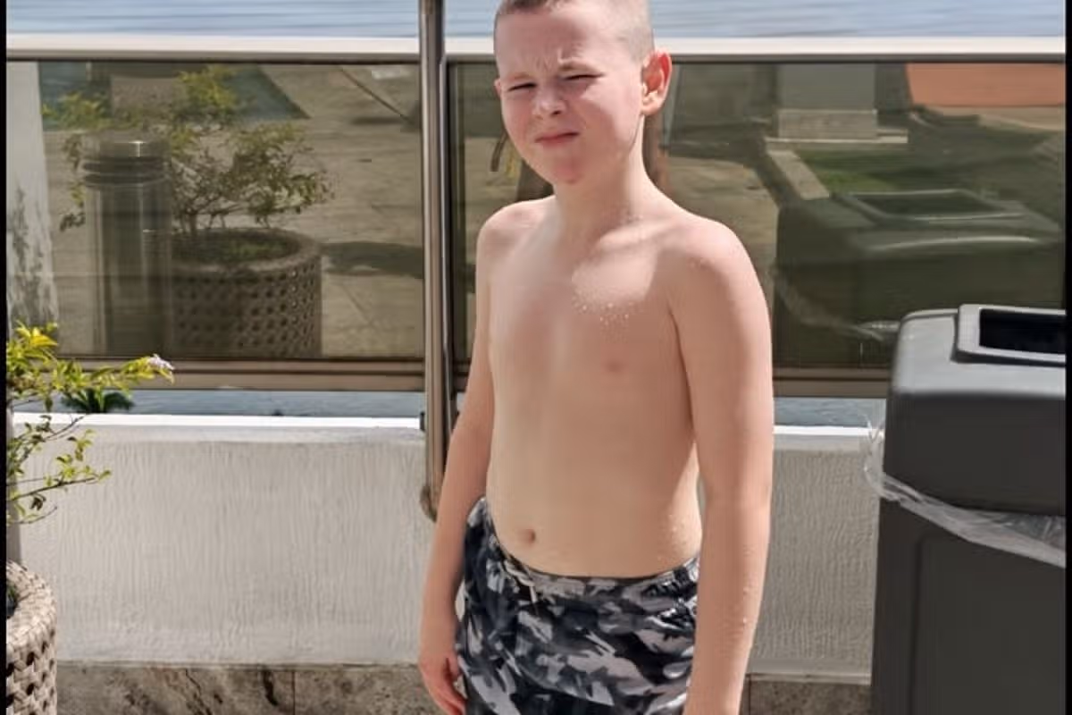 Caiden Wakerley has received treatment in Panama for his condition