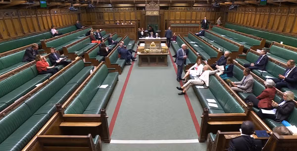 The parliamentary debate on NHS dentistry on June 15, with not many MPs present in the Commons
