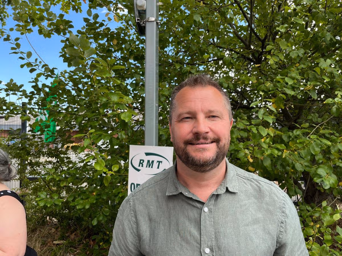 Keir Chewings, Midlands member on the RMT's national executive committee
