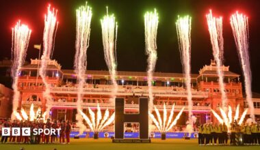 Manchester Super Giants and Trent Rockets celebrate Hundred trophies in 2026