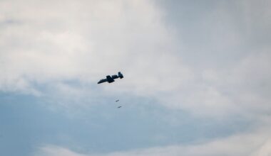 U.S. Air Force and U.K. Joint Terminal Attack Controllers (JTAC) work together in exercise