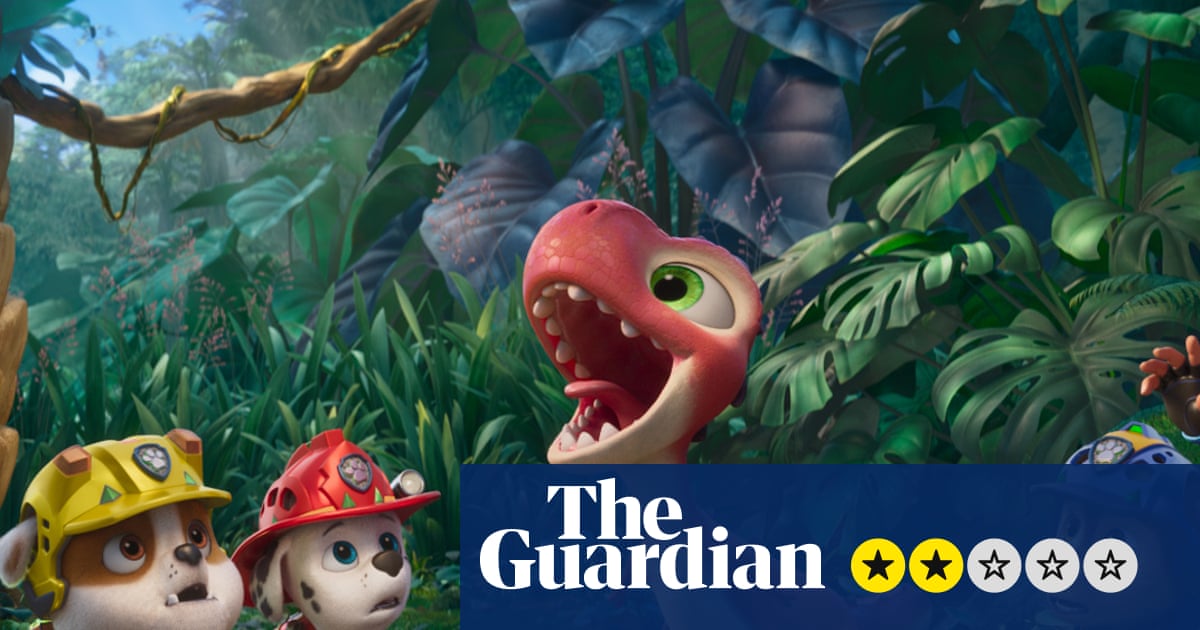 Paw Patrol: The Dino Movie review – plucky pups do their thing on Jurassic-style island | Animation in film