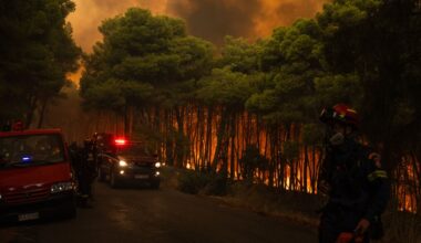 Wildfires rage in Greece; firefighters battle blazes in France, Spain