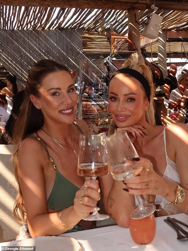 The 34-year-old had joined Olivia, 35, for a brand trip with Space NK in America back in May, but ended up spending five days in hospital