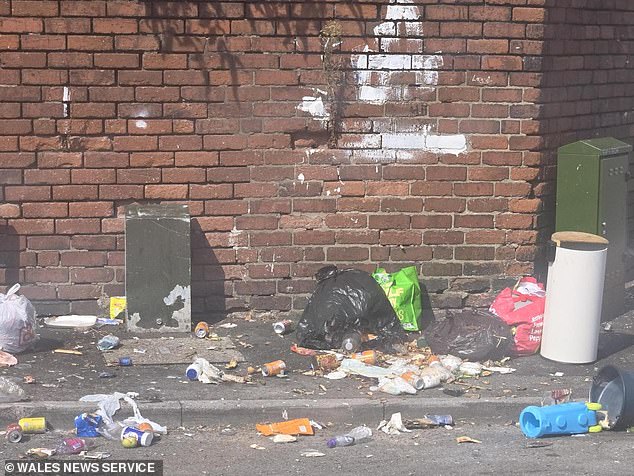Volunteers in the Pill docklands area of Newport, Gwent, had planned a litter clean-up to improve their streets