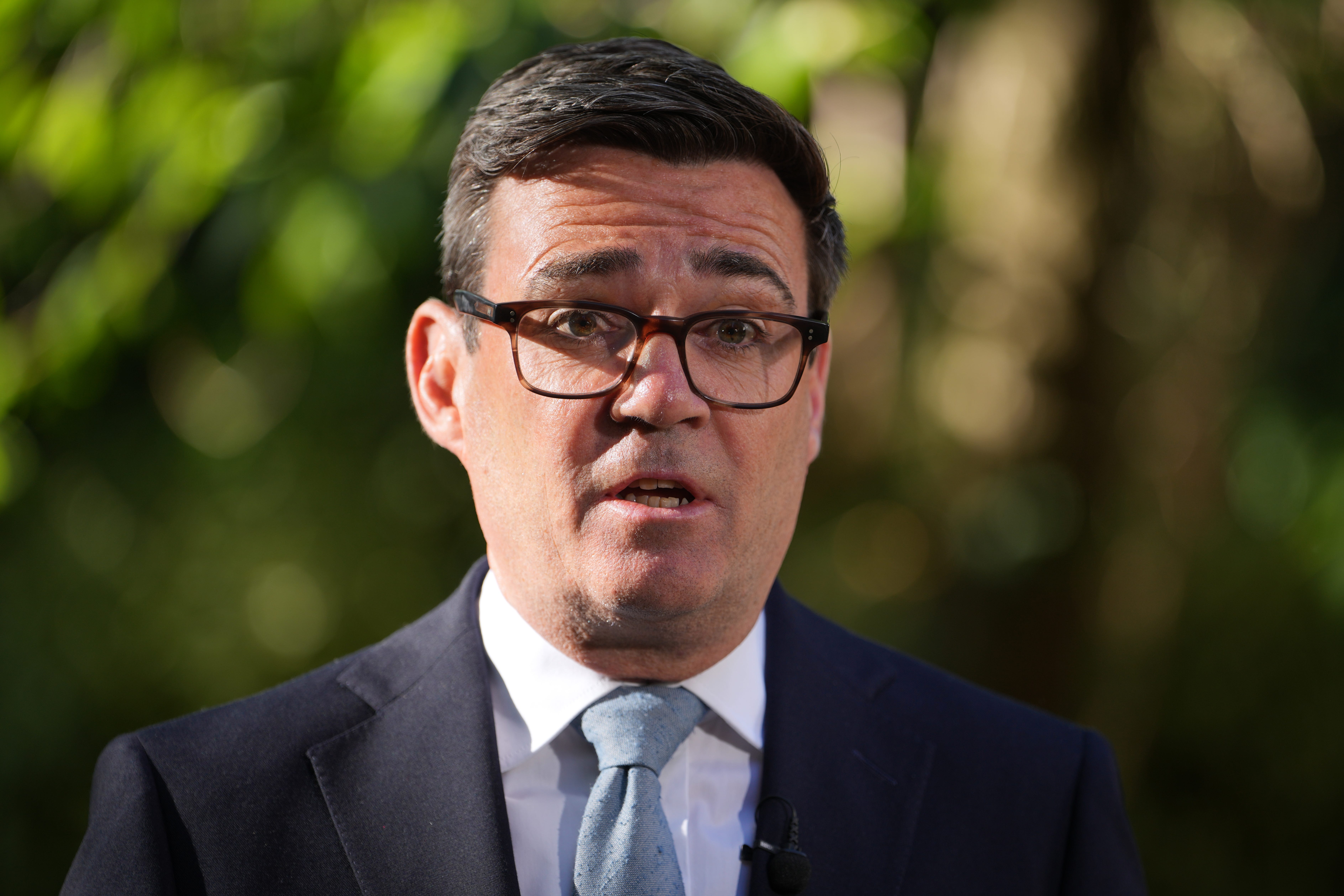 Prime minister Andy Burnham has set out his ‘place first’ philosophy (Kin Cheung/PA)