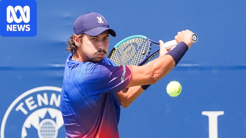 Alexei Popyrin celebrates 27th birthday with straight-sets victory at Montreal Masters
