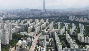 Apartment complexes in Seoul