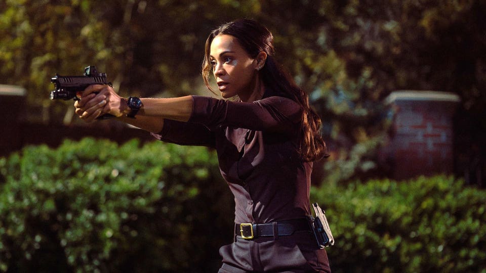 Zoe Saldaña in "Lioness" Season 3.