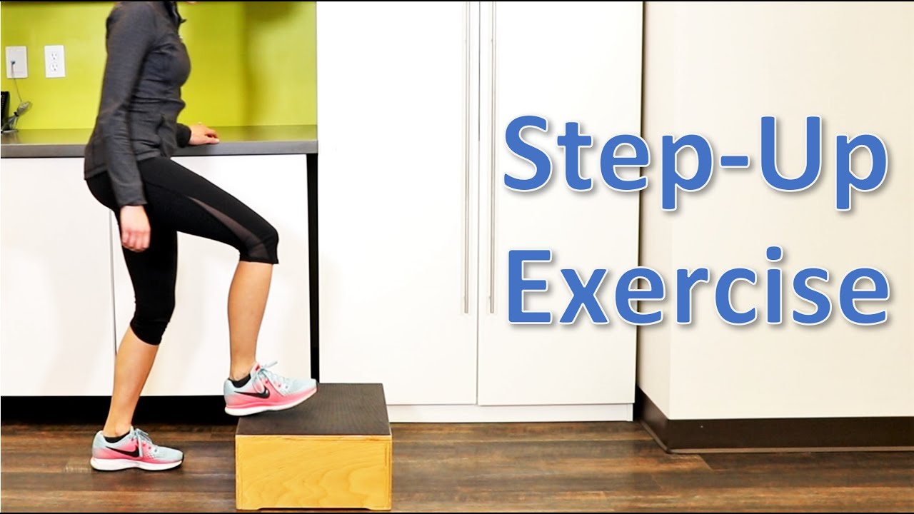 Step Up Exercise | Osteoarthritis Physiotherapy - YouTube