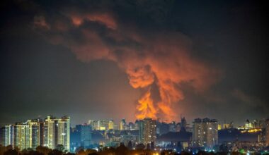 Ukraine-Russia war latest: Putin’s forces launch ballistic missile and drone strikes on Kyiv as 15 killed