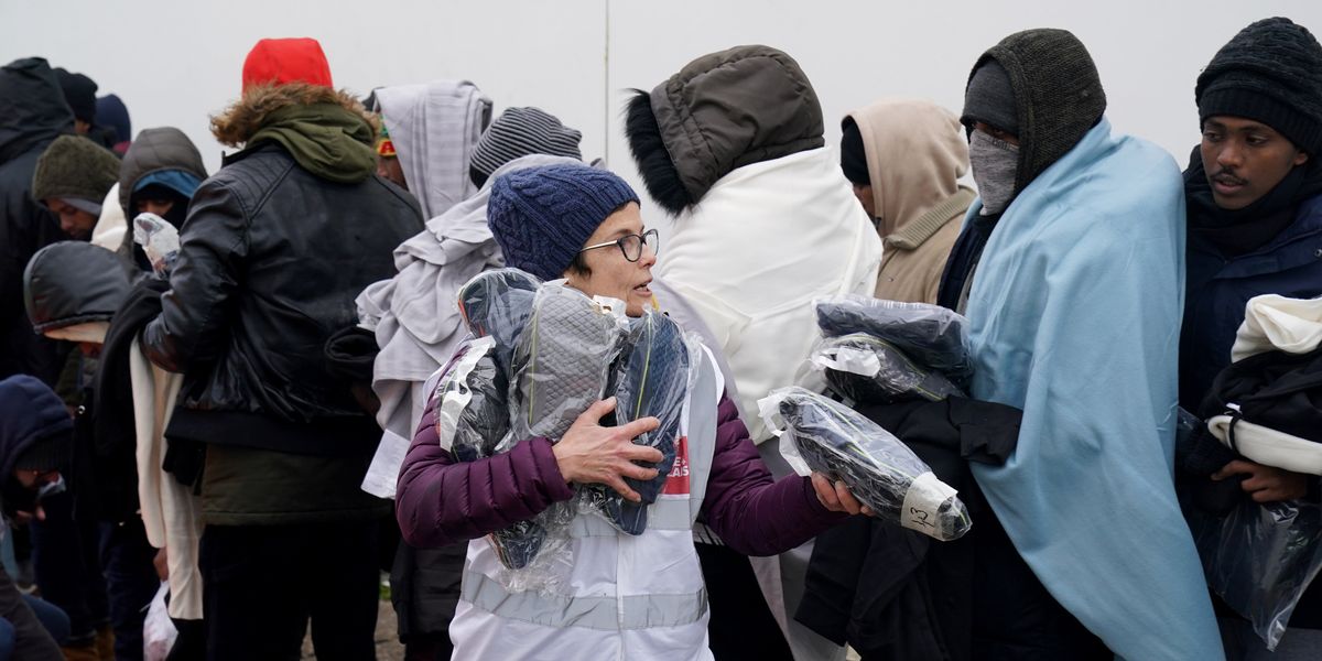 Migrant crisis: British 'charity' hands staggering amount of freebies to would-be illegal migrants assembling on French coast