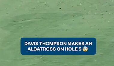 4th albatross on the PGA TOUR this season 👀 - YouTube