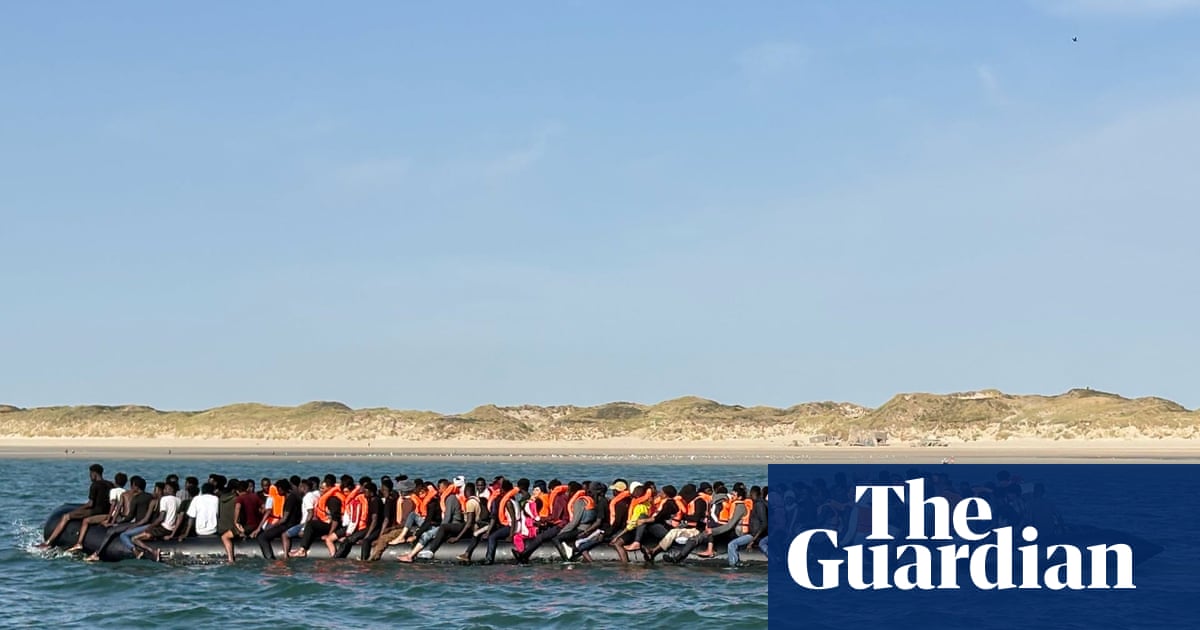 Record 230 people cross Channel to UK as smugglers turn to ‘mega-dinghies’ | Immigration and asylum