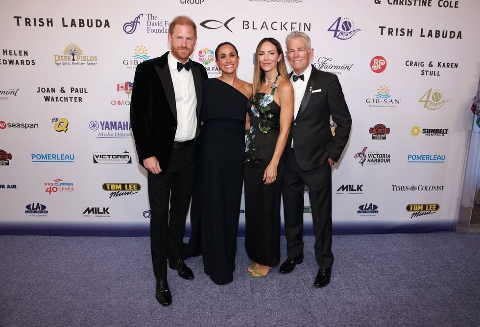 David Foster, Prince Harry and Meghan Markle