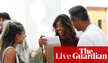 Boys outperform girls in A-levels for second consecutive year as record number of students accepted on to degree courses – latest news | A-levels
