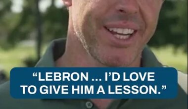 Rory McIlroy 🤝 LeBron James - YouTube