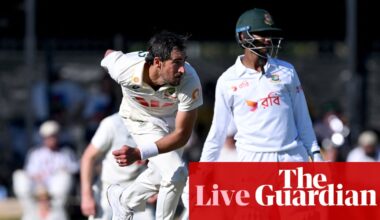 Australia v Bangladesh: first men’s Test, day two – as it happened | Australia cricket team