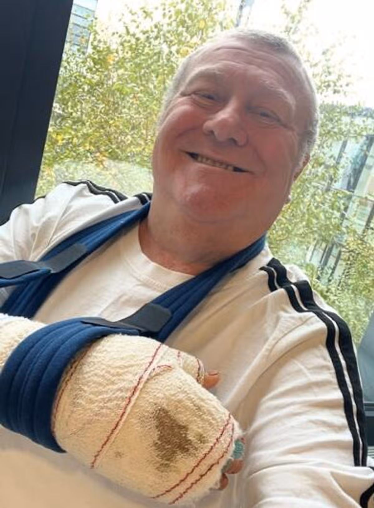 Doctors said he could lose his arm