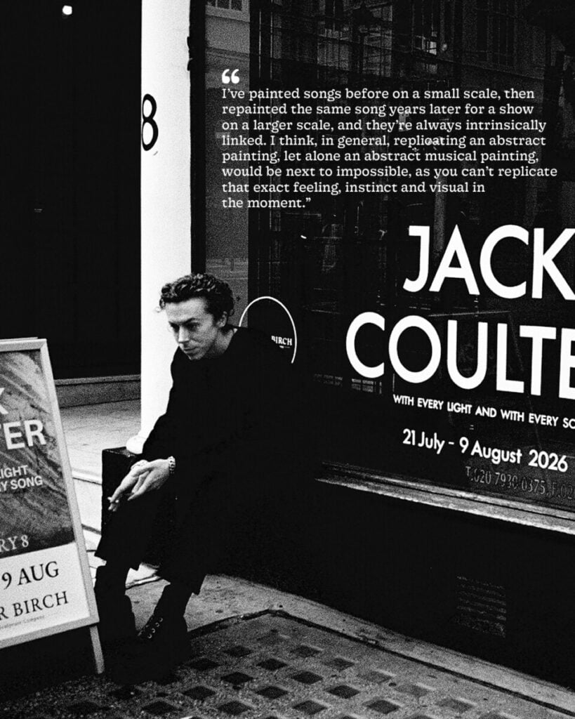 There's no silence in the work- How Irish artist Jack Coulter's synaesthesia transforms music into abstract paintings