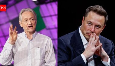 Geoffrey Hinton : When 'Godfather of AI' agreed with Elon Musk; said billionaires like him are right about future of work; but there is a big problem and that is... |