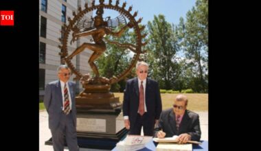 CERN, where scientists smash particles at nearly the speed of light, has a 2-metre Shiva Nataraja statue outside; why India gifted the cosmic dancer to the physics lab in 2004