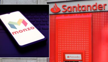 Santander and Monzo hit with bank IT glitch as customers 'can't transfer' cash
