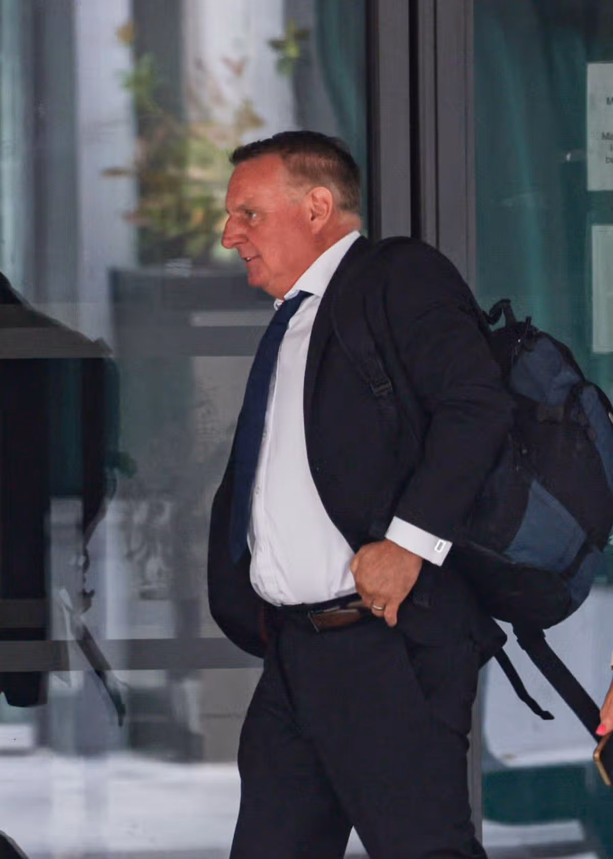 Jason Mulhern leaving Manchester Crown Court