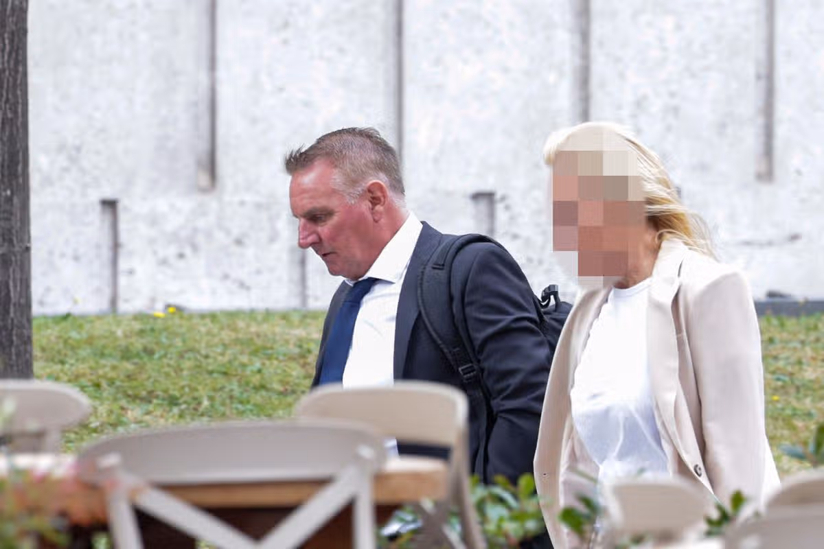 Jason Mulhern leaving Manchester Crown Court