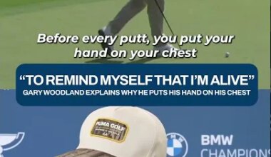 How Gary Woodland grounds himself during tough moments ❤️ - YouTube