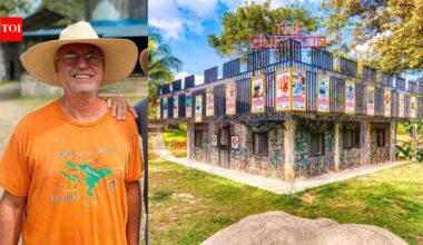 In 2012, a man in Panama began collecting plastic discarded along streets and beaches: Years later, those bottles had become a village